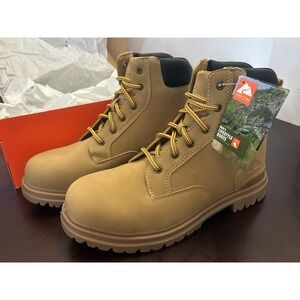 Ozark Trail Troy 8" Boots Men's Size 10.5 M Brown Leather Lace Up NEW